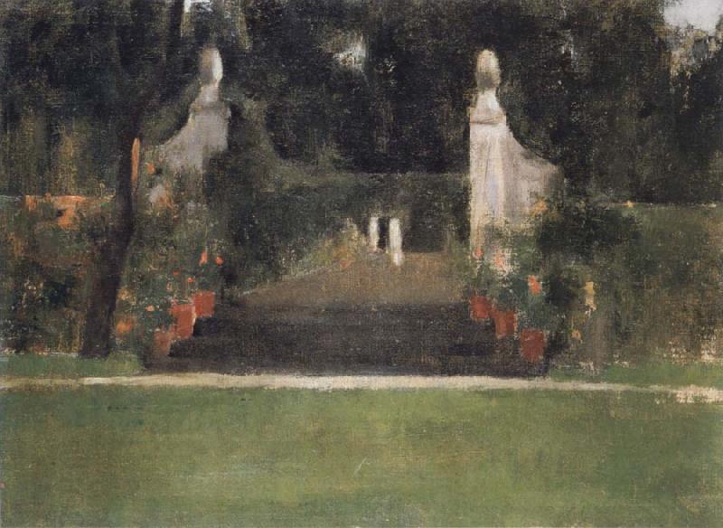Fernand Khnopff The Garden in Famelettes China oil painting art